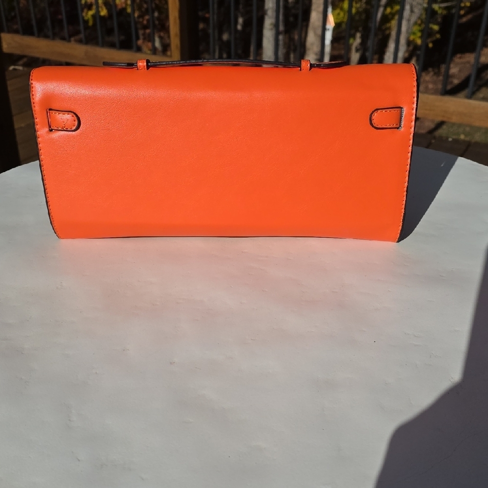 Beautiful Orange Clutch Bag - Picture 3 of 5